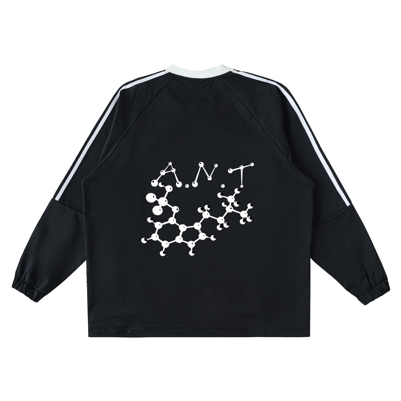 Black & White Color Block V Neck