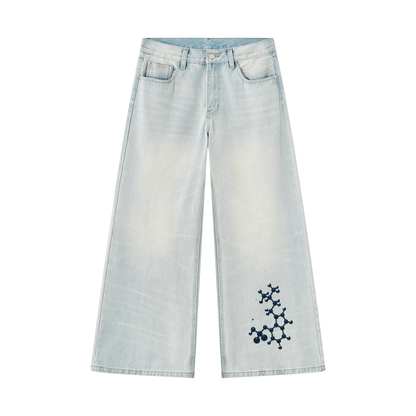 Molecule Wide Leg Denim Jeans
