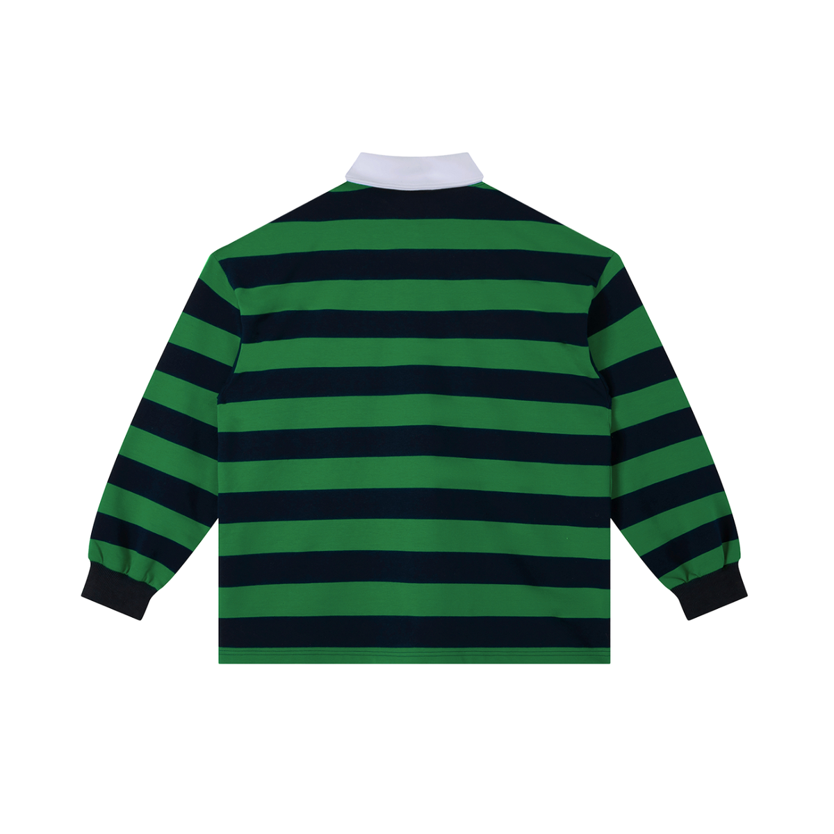 Color Block Stripe Polo Shirt