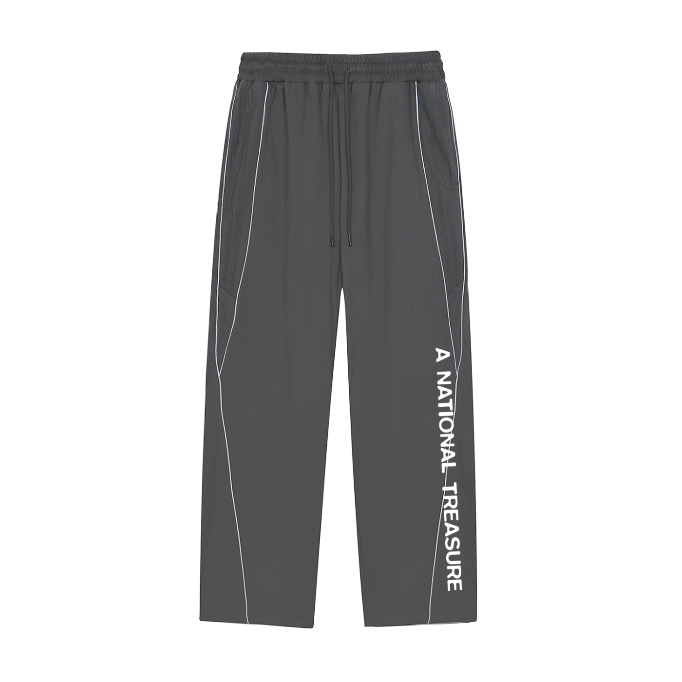 Reflection Striped Straight-Leg Sweatpants