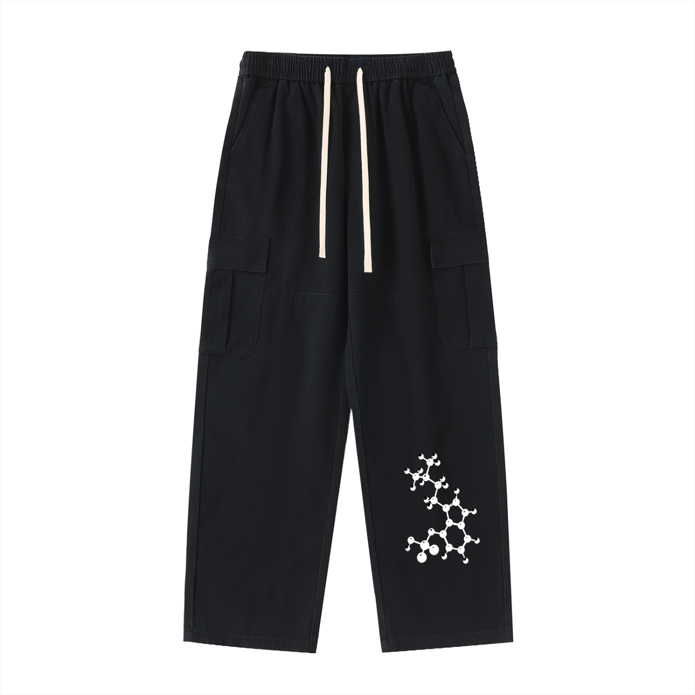 Molecular Drawstring Cargo Pants