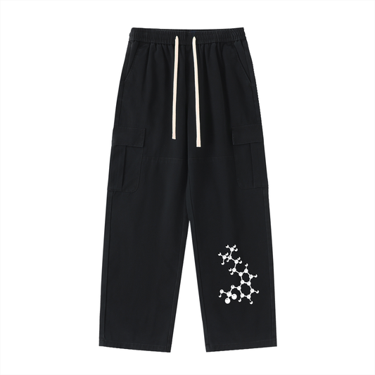 Molecular Drawstring Cargo Pants