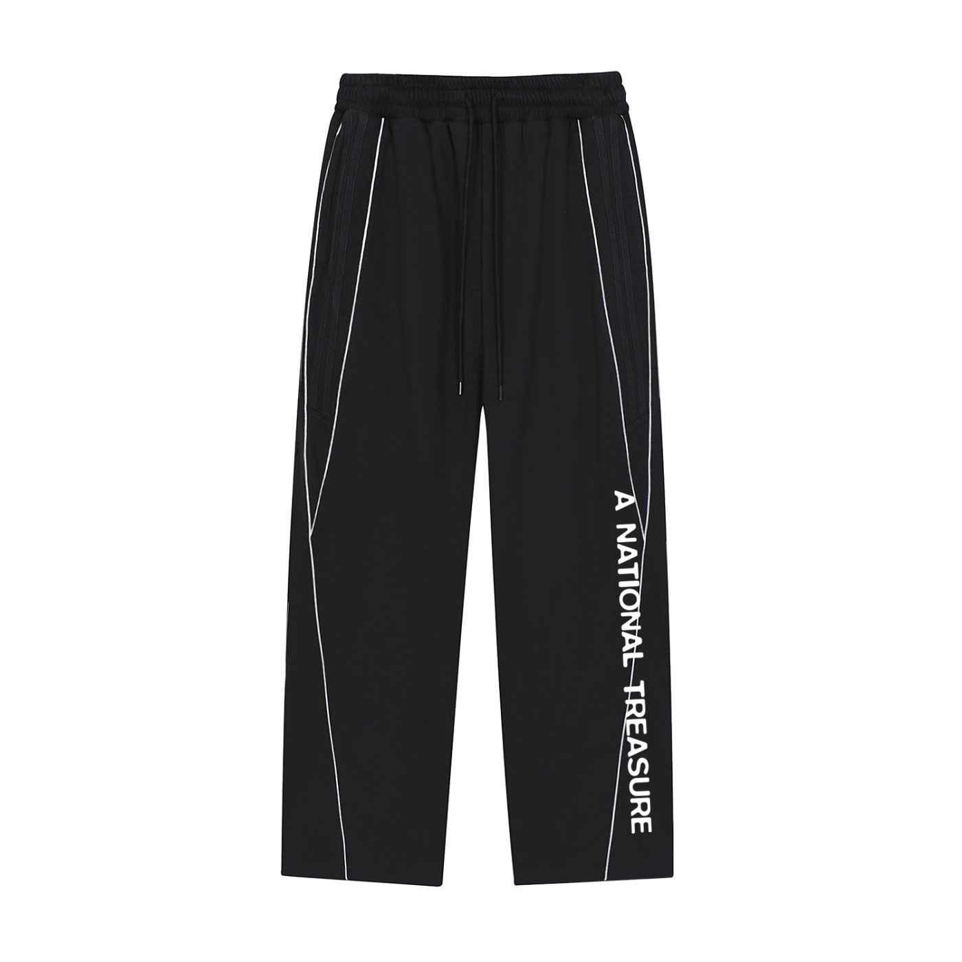 Reflection Striped Straight-Leg Sweatpants