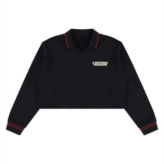 Women’s Crop Collared Sweatshirt