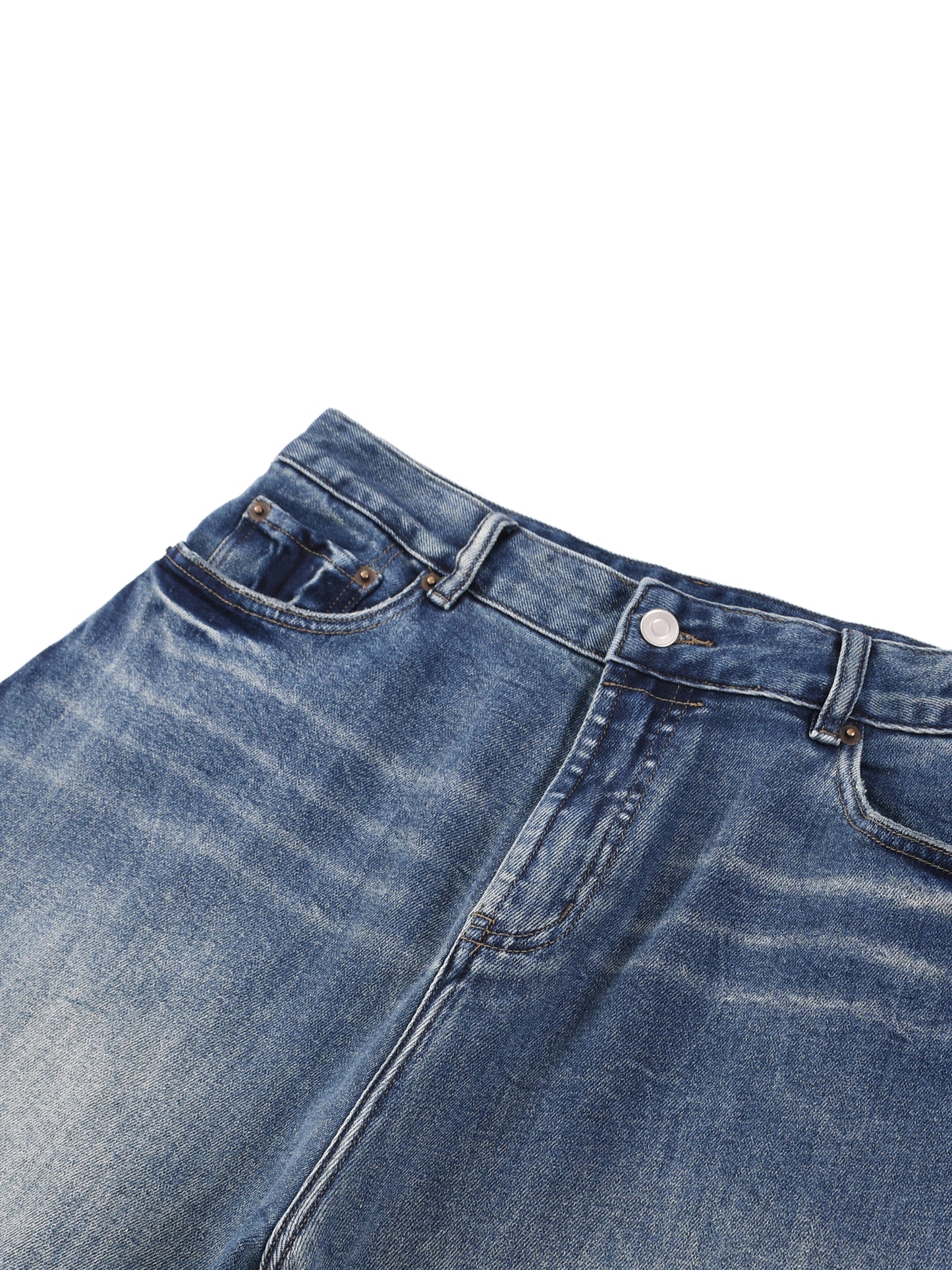 Tri Logo Graphic Baggy Denim